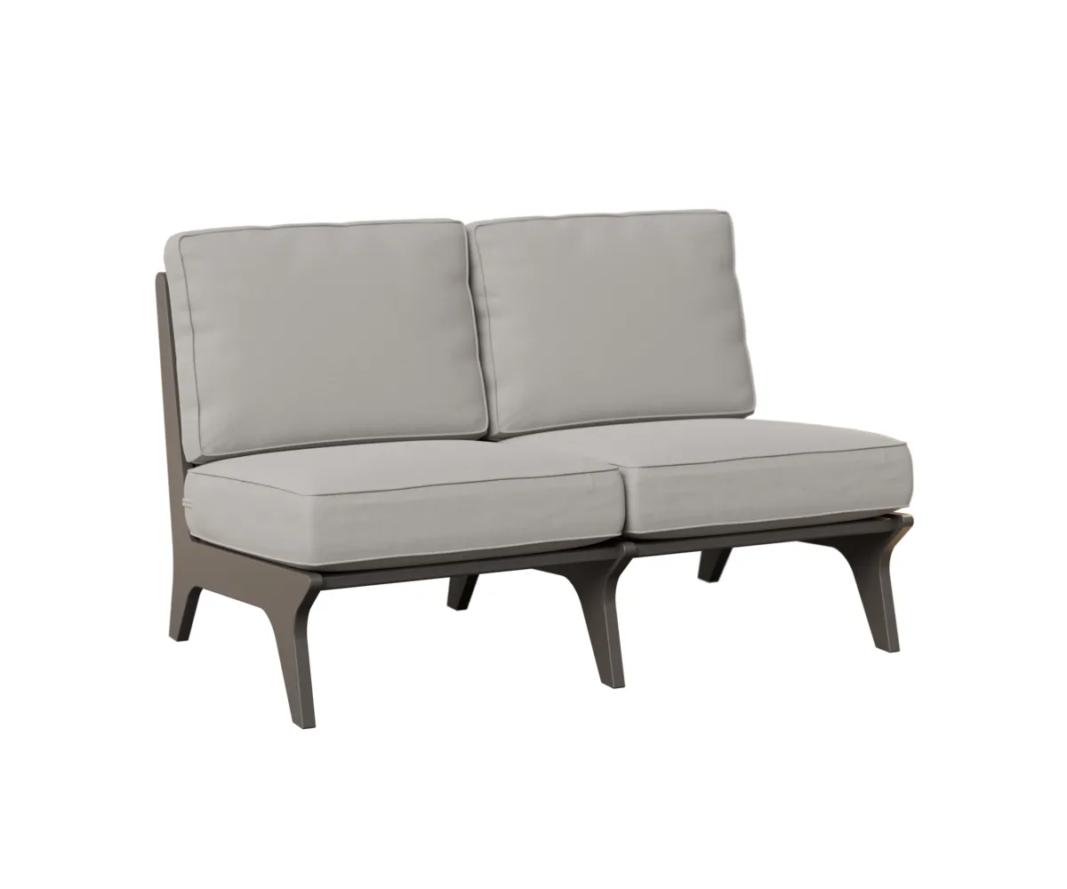 Hartley Loveseat by Berlin Gardens - MGP Graphite, Blend Linen Hartley Loveseat by Berlin Gardens - 191-HALS4929