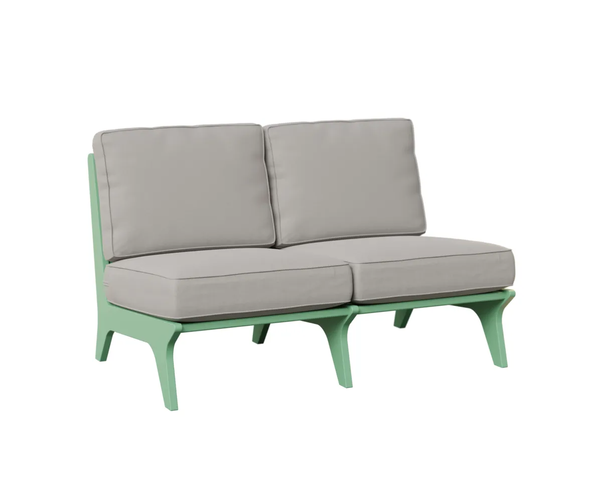 Hartley Loveseat by Berlin Gardens - MGP Mint, Blend Linen Hartley Loveseat by Berlin Gardens - 191-HALS4929