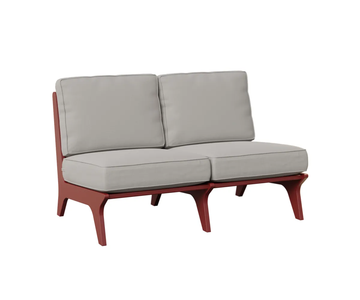Hartley Loveseat by Berlin Gardens - MGP Red, Blend Linen Hartley Loveseat by Berlin Gardens - 191-HALS4929