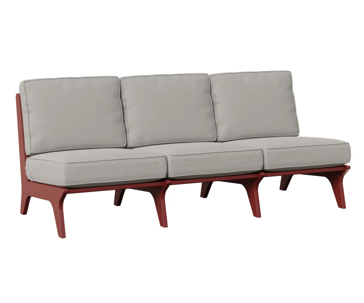 Hartley Sofa by Berlin Gardens - MGP Red, Blend Linen Hartley Sofa by Berlin Gardens - 191-HAS7429