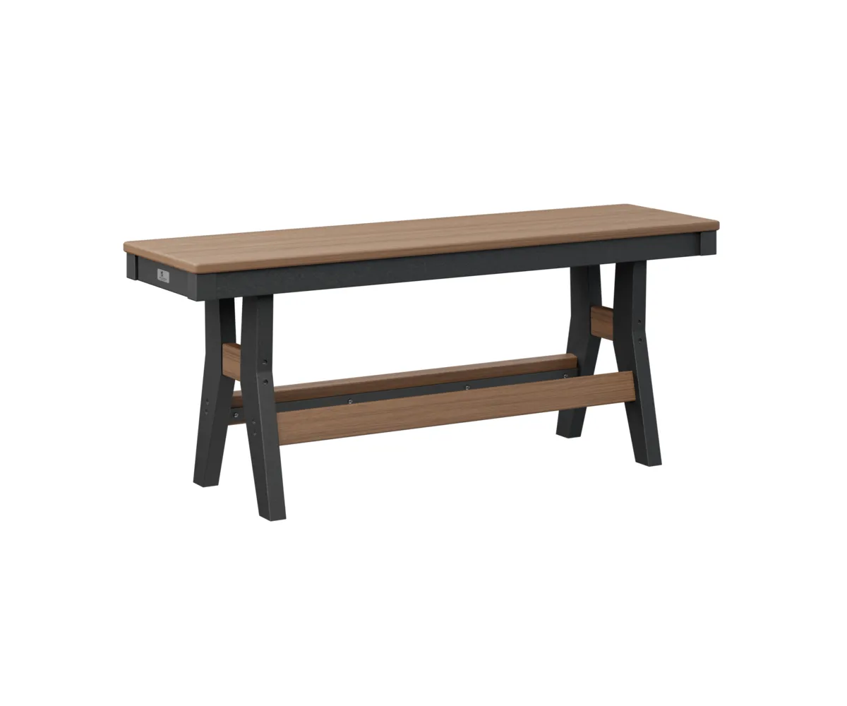 Harbor 44" Dining Bench by Berlin Gardens - Antique Mahogany, Black Harbor 44" Dining Bench by Berlin Gardens - 191-HB4418D