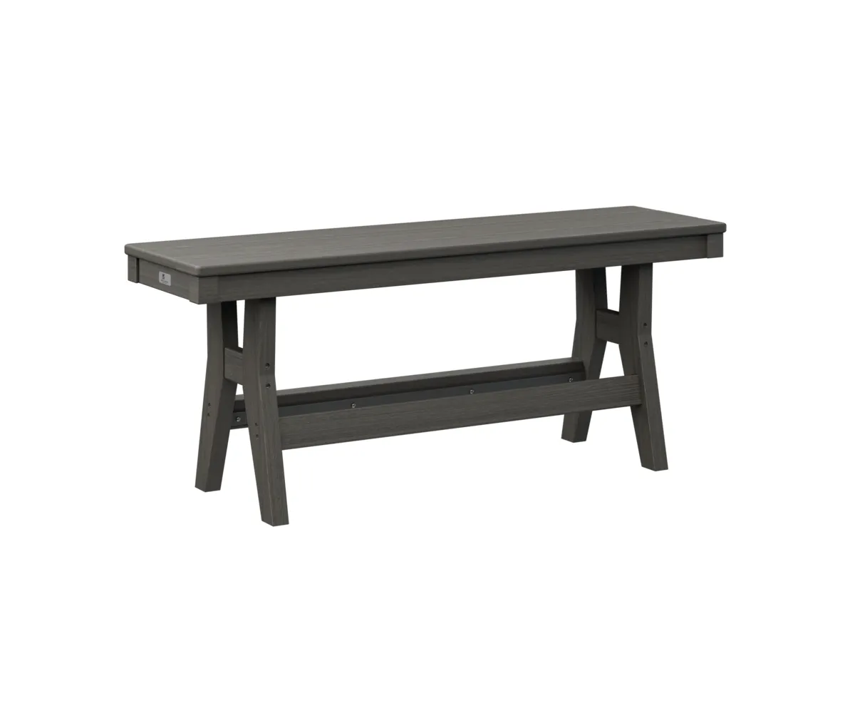 Harbor 44" Dining Bench by Berlin Gardens - Coastal Gray, Coastal Gray Harbor 44" Dining Bench by Berlin Gardens - 191-HB4418D