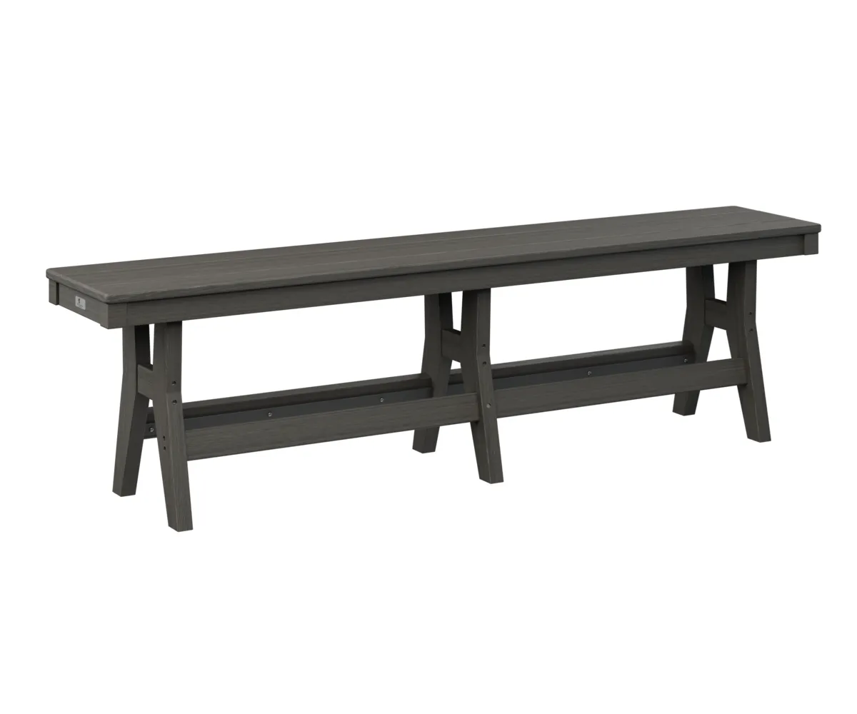 Harbor 66" Dining Bench by Berlin Gardens - Coastal Gray, Coastal Gray Harbor 66" Dining Bench by Berlin Gardens - 191-HB6618D
