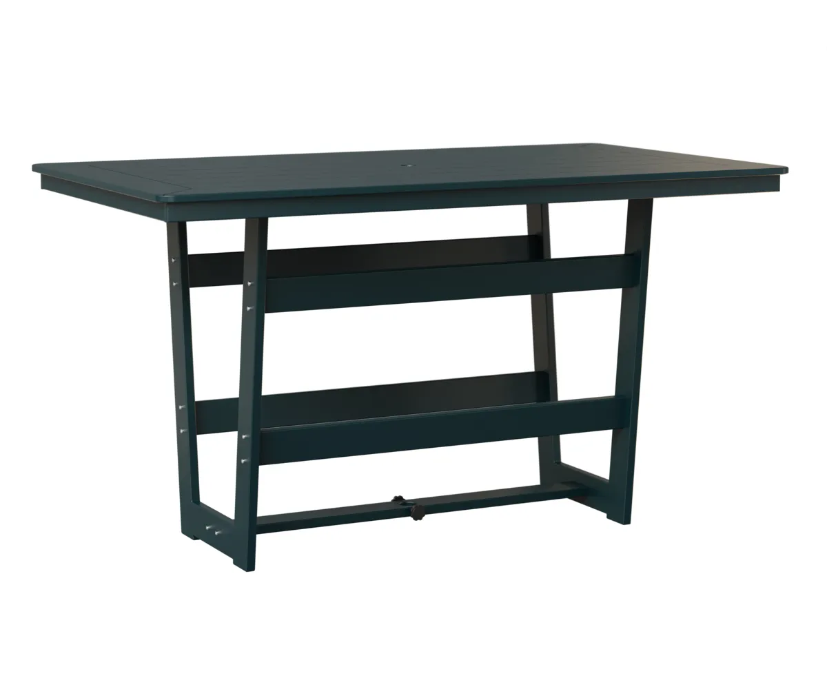 Hudson 40" x 70" Rectangular Bar Table by Berlin Gardens - MGP Berry, MGP Berry Hudson 40" x 70" Rectangular Bar Table by Berlin Gardens - 191-HRMT4070B