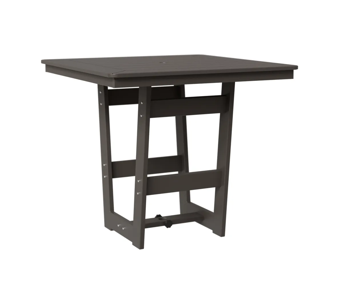 Hudson 40" Square Counter Table by Berlin Gardens - MGP Graphite, MGP Graphite Hudson 40" Square Counter Table by Berlin Gardens - 191-HSMT0040C