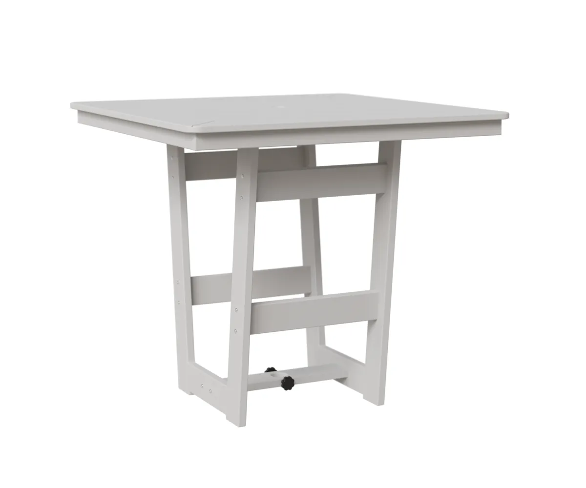 Hudson 40" Square Counter Table by Berlin Gardens - MGP White, MGP White Hudson 40" Square Counter Table by Berlin Gardens - 191-HSMT0040C