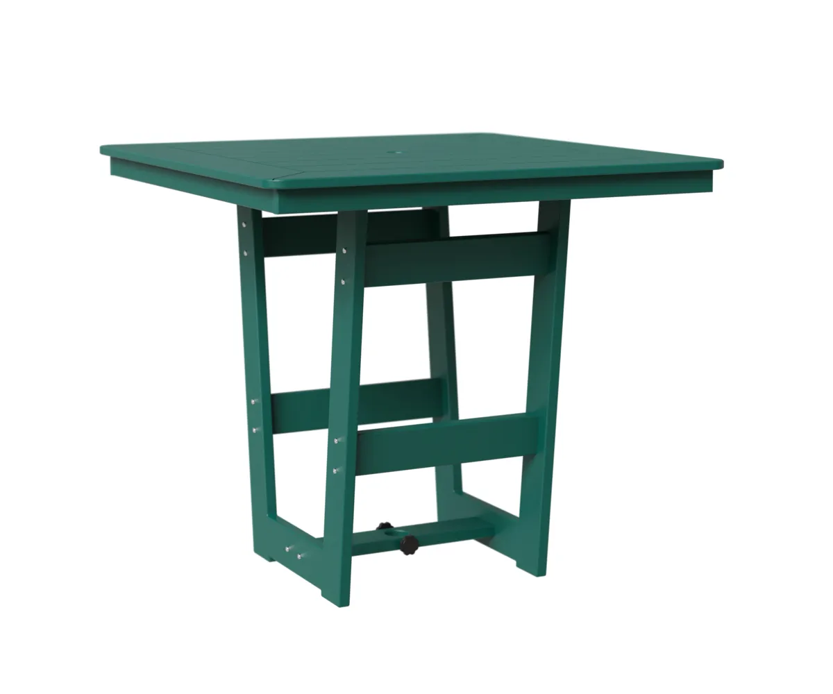 Hudson 40" Square Counter Table by Berlin Gardens - MGP Teal, MGP Teal Hudson 40" Square Counter Table by Berlin Gardens - 191-HSMT0040C