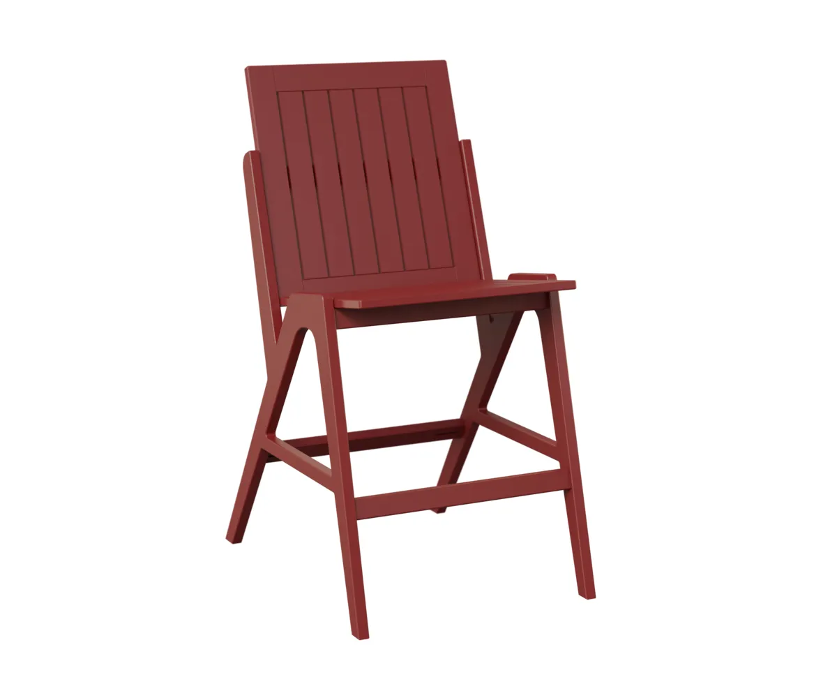 Kinsley MGP Bar Side Chair by Berlin Gardens - MGP Red Kinsley MGP Bar Side Chair by Berlin Gardens - 191-KBSC2244