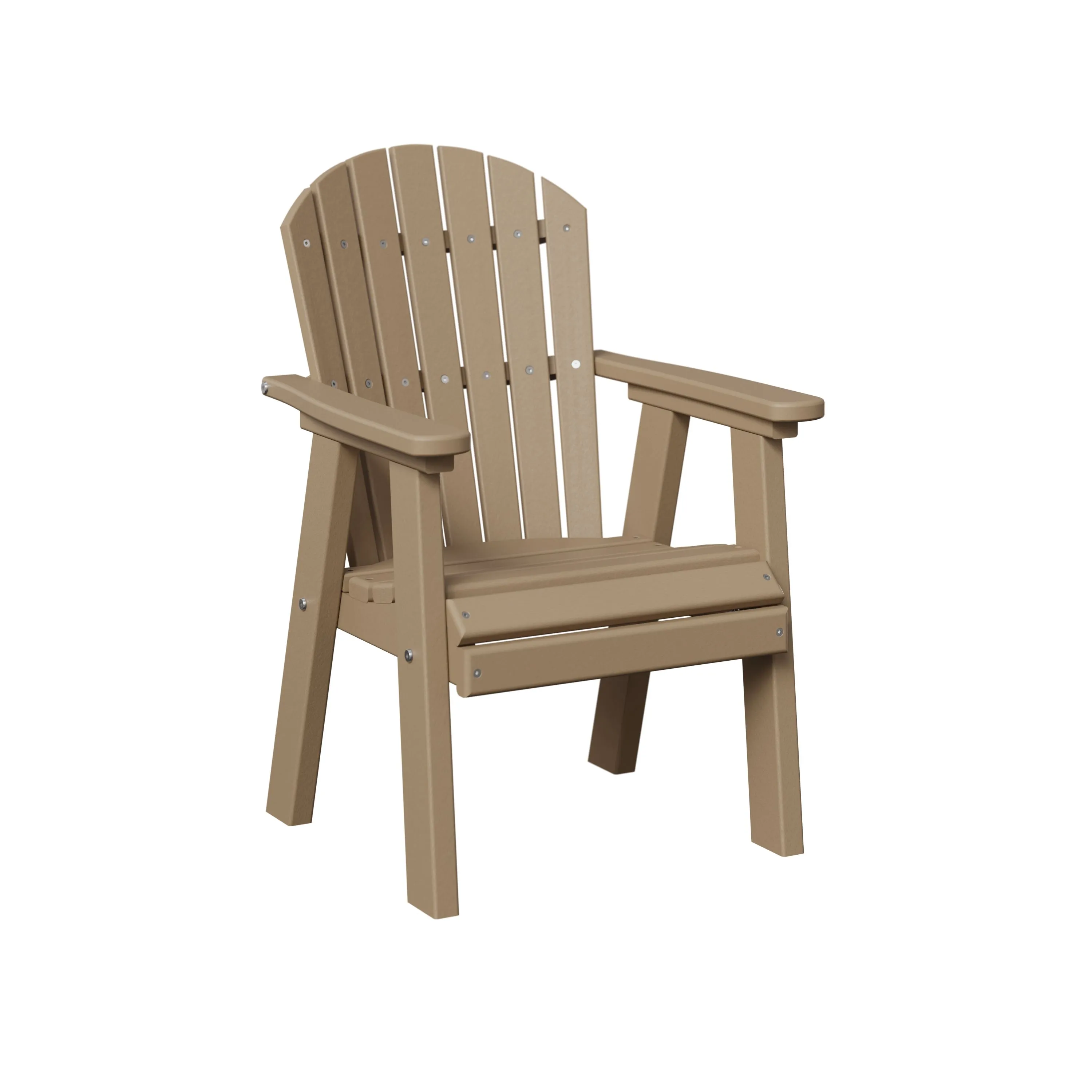 Kids Comfo Back Dining Chair by Berlin Gardens - Weatherwood, Weatherwood Kids Comfo Back Dining Chair by Berlin Gardens - 191-KCDC1525