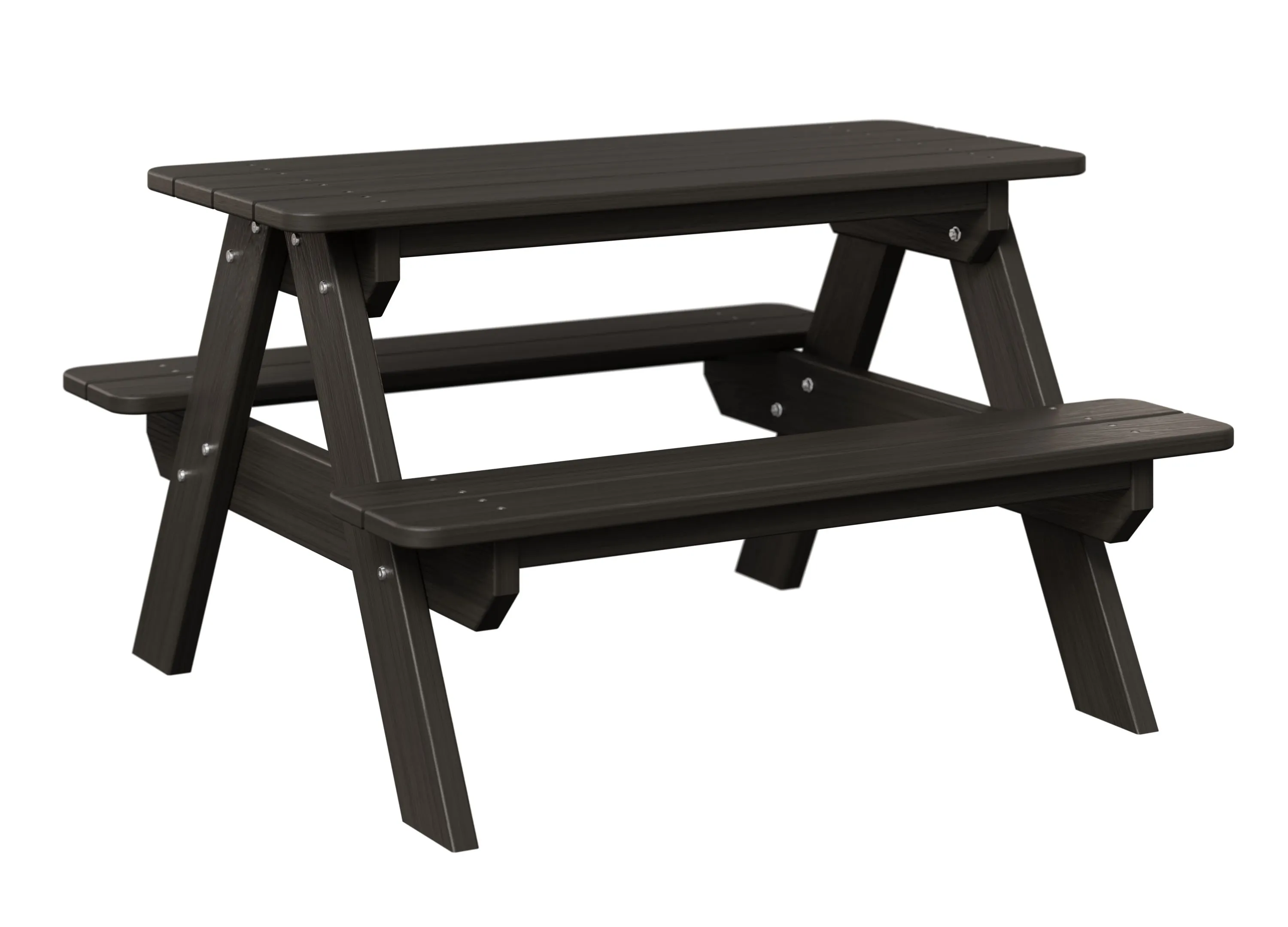Kids Rectangular Picnic Table by Berlin Gardens - Coastal Gray, Coastal Gray Kids Rectangular Picnic Table by Berlin Gardens - 191-KRPT3433