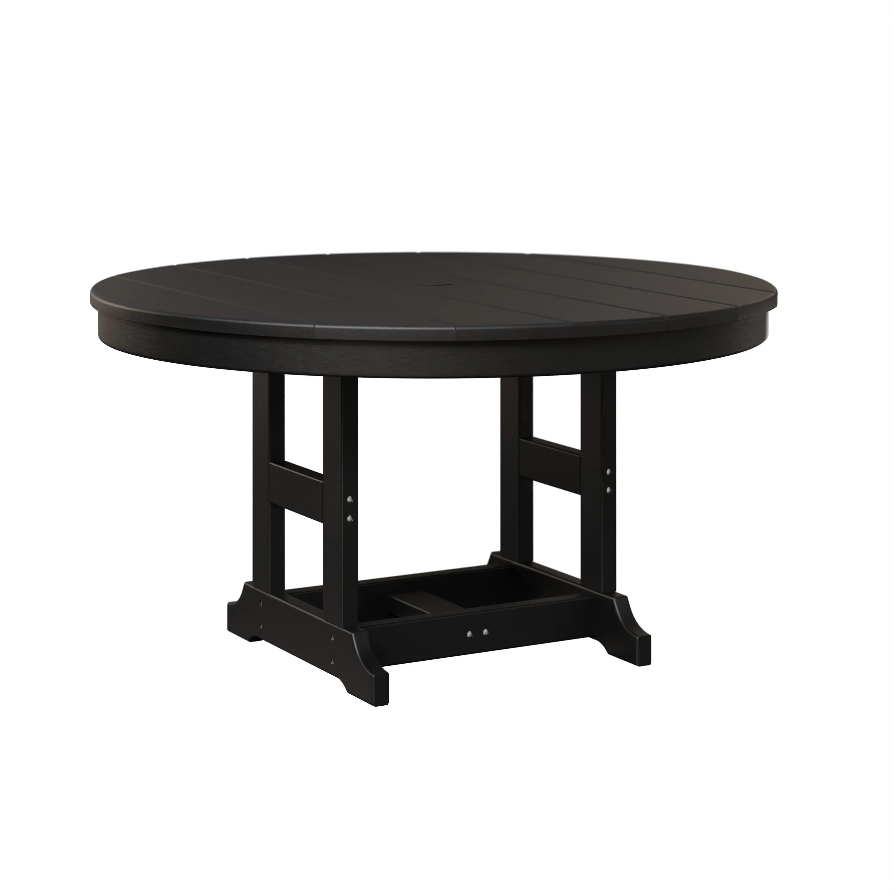 Kids 38" Round Table by Berlin Gardens - Black, Black Kids 38" Round Table by Berlin Gardens - 191-KRTD0038
