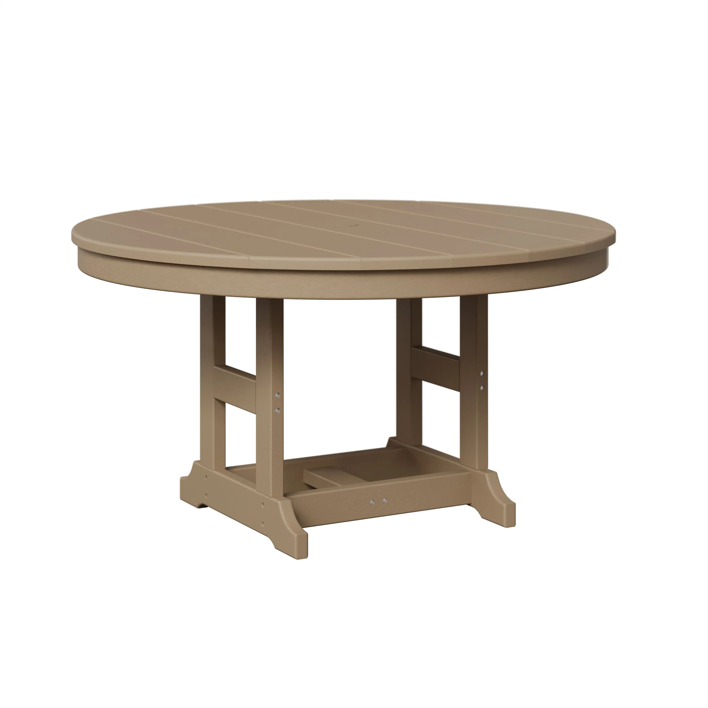 Kids 38" Round Table by Berlin Gardens - Weatherwood, Weatherwood Kids 38" Round Table by Berlin Gardens - 191-KRTD0038