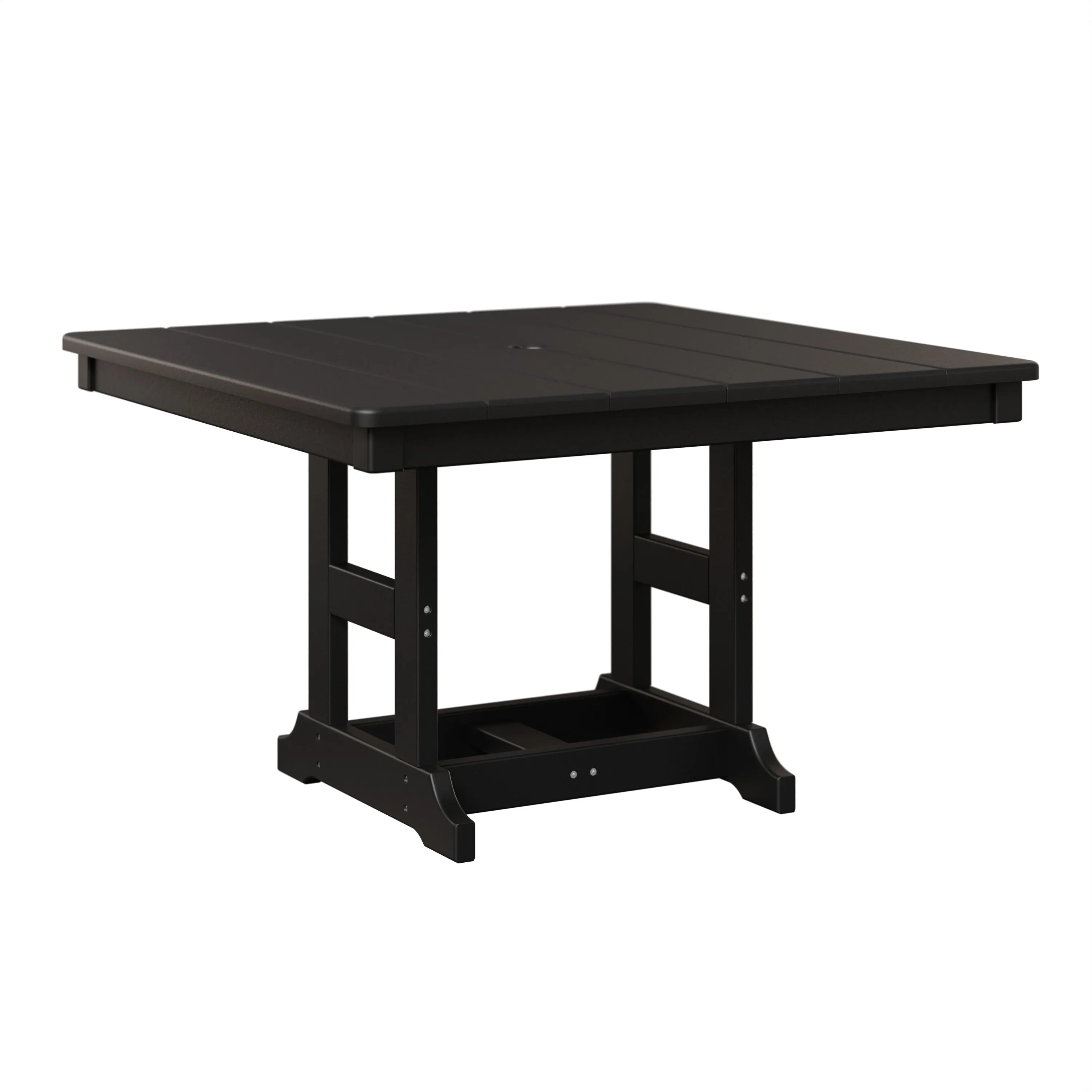 Kids 33" Square Table by Berlin Gardens - Black, Black Kids 33" Square Table by Berlin Gardens - 191-KSTD0033