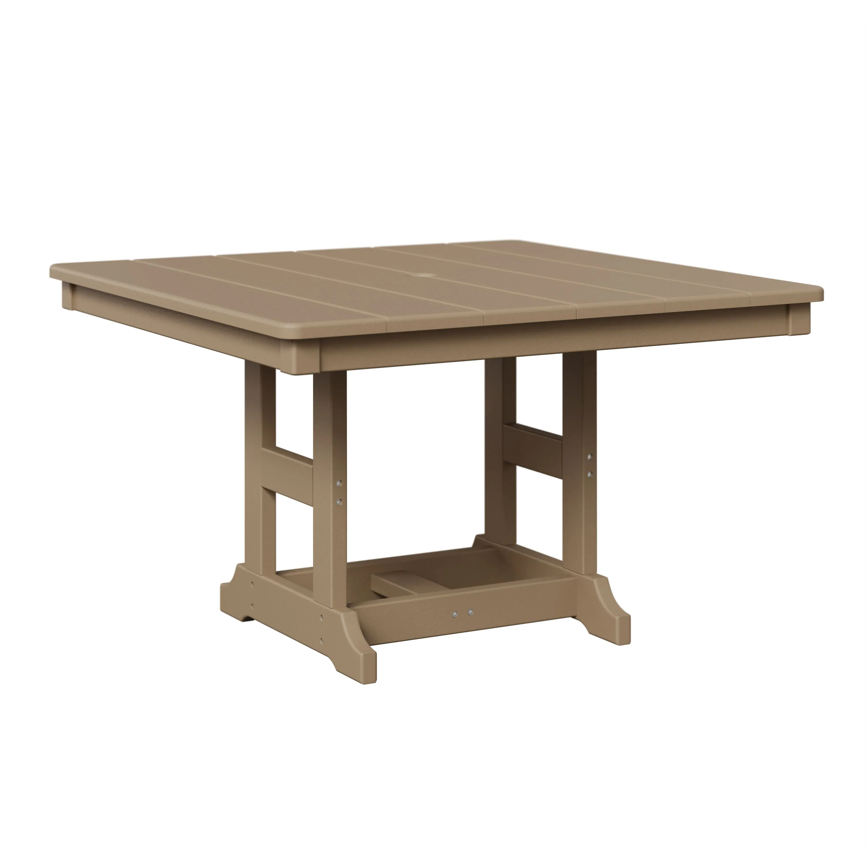 Kids 33" Square Table by Berlin Gardens - Weatherwood, Weatherwood Kids 33" Square Table by Berlin Gardens - 191-KSTD0033