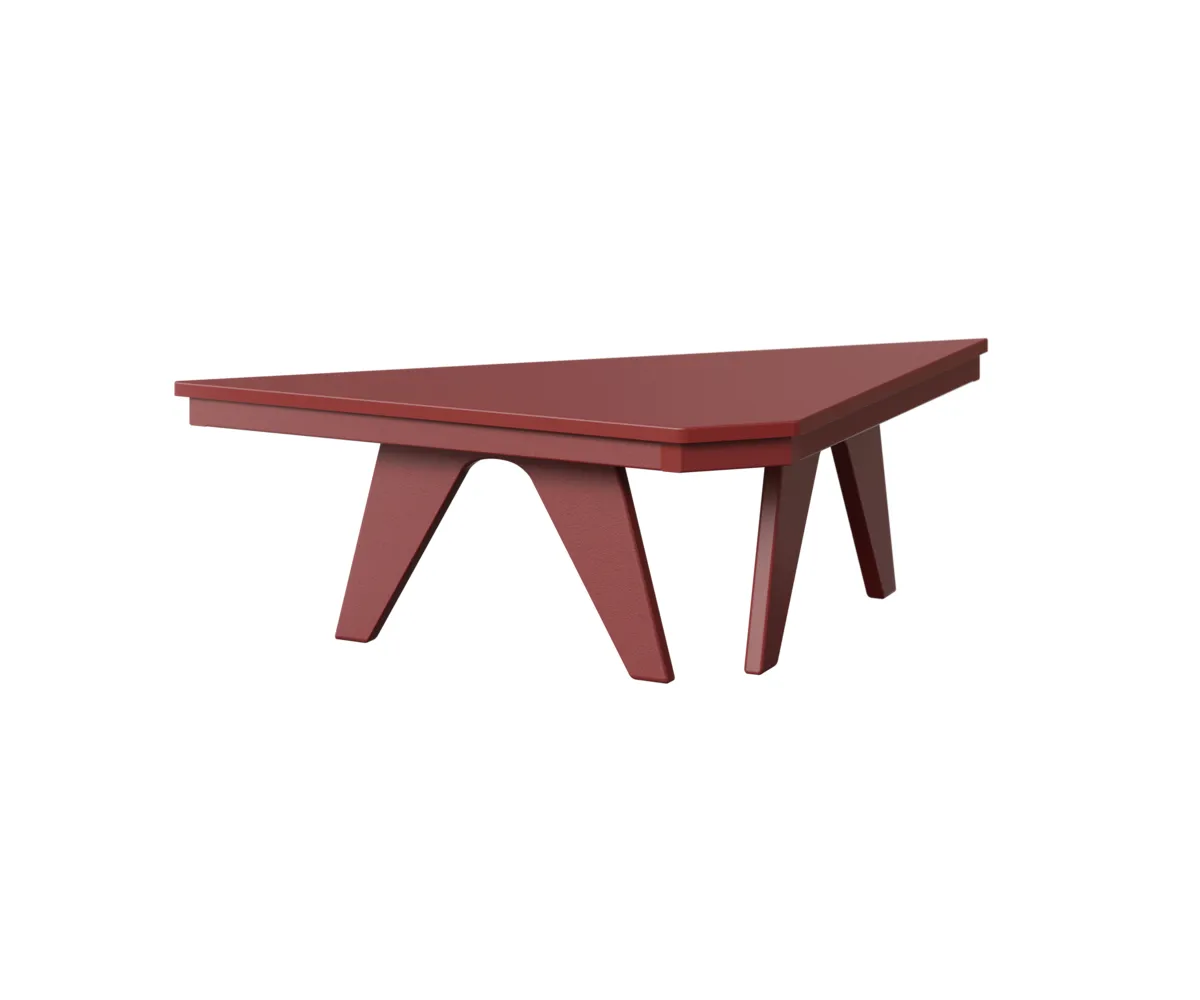 Angled Accessory Table by Berlin Gardens - MGP Red, MGP Red Angled Accessory Table by Berlin Gardens - 191-MAAT4721