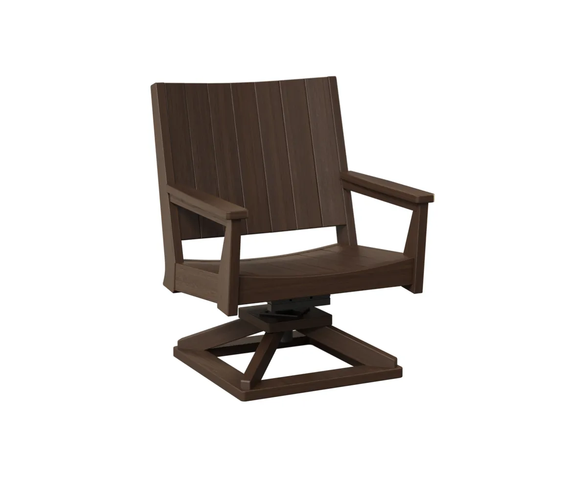 Mayhew Chat Swivel Low Rocker by Berlin Gardens - Brazilian Walnut, Brazilian Walnut Mayhew Chat Swivel Low Rocker by Berlin Gardens - 191-MHCSR2736