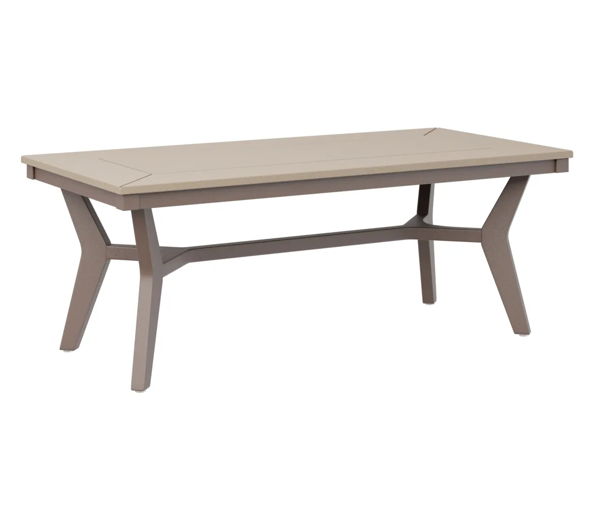 Mayhew Rectangular Coffee Table by Berlin Gardens - Weatherwood, Chocolate Brown Mayhew Rectangular Coffee Table by Berlin Gardens - 191-MHRCT4818