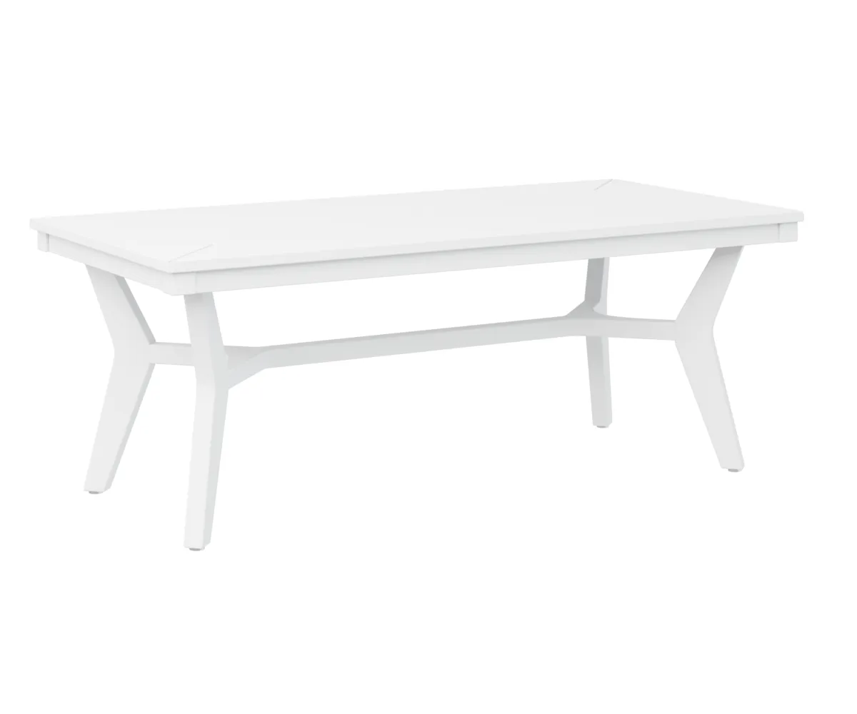 Mayhew Rectangular Coffee Table by Berlin Gardens - White, White Mayhew Rectangular Coffee Table by Berlin Gardens - 191-MHRCT4818
