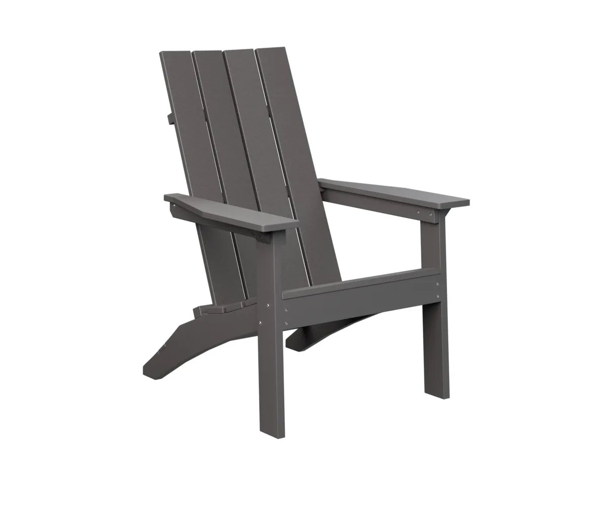 Mayhew Stationary Adirondack Chair by Berlin Gardens - Smoke Gray, Smoke Gray Mayhew Stationary Adirondack Chair by Berlin Gardens - 191-MHSAC3039