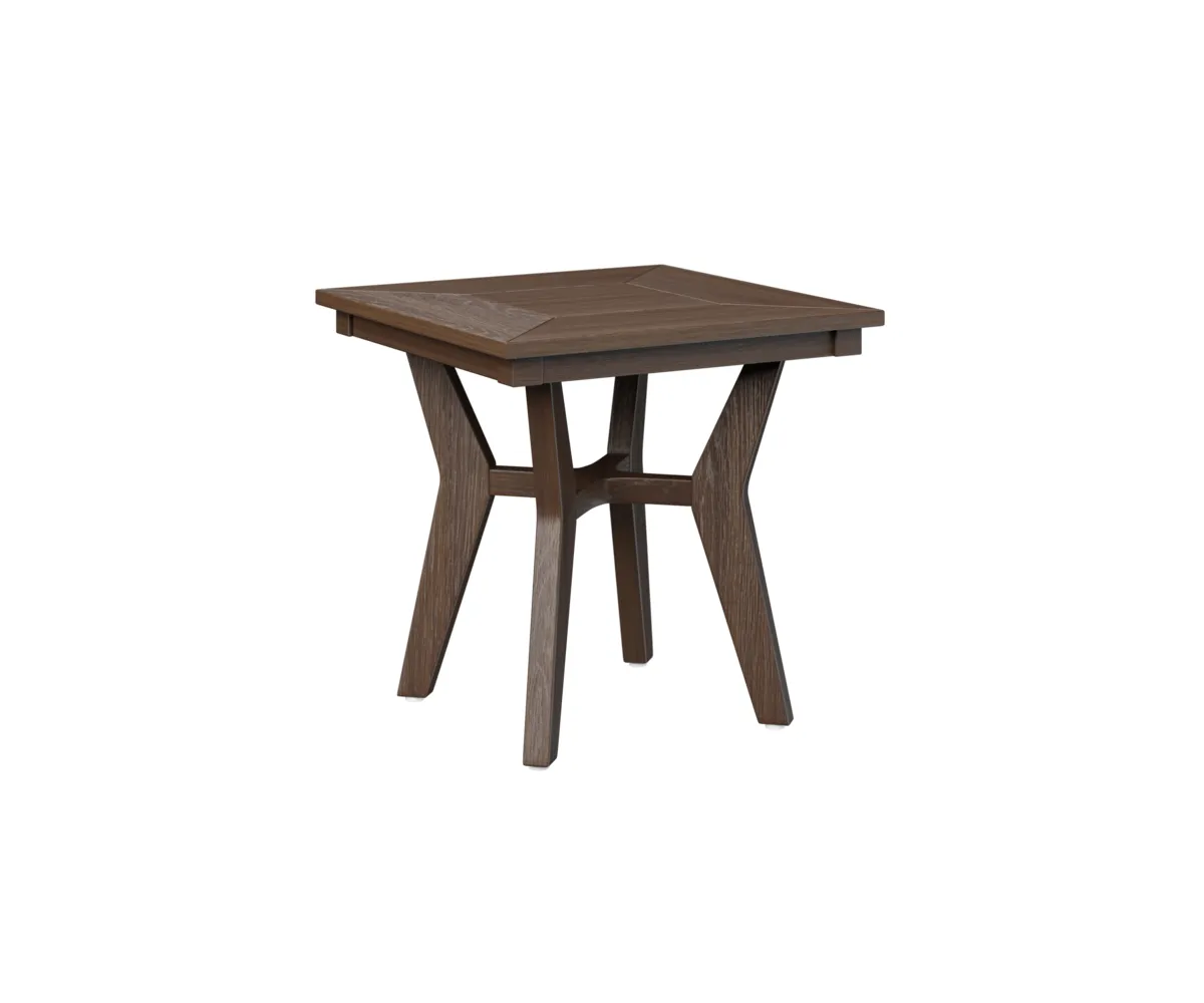 Mayhew Square End Table by Berlin Gardens - Brazilian Walnut, Brazilian Walnut Mayhew Square End Table by Berlin Gardens - 191-MHSET2020