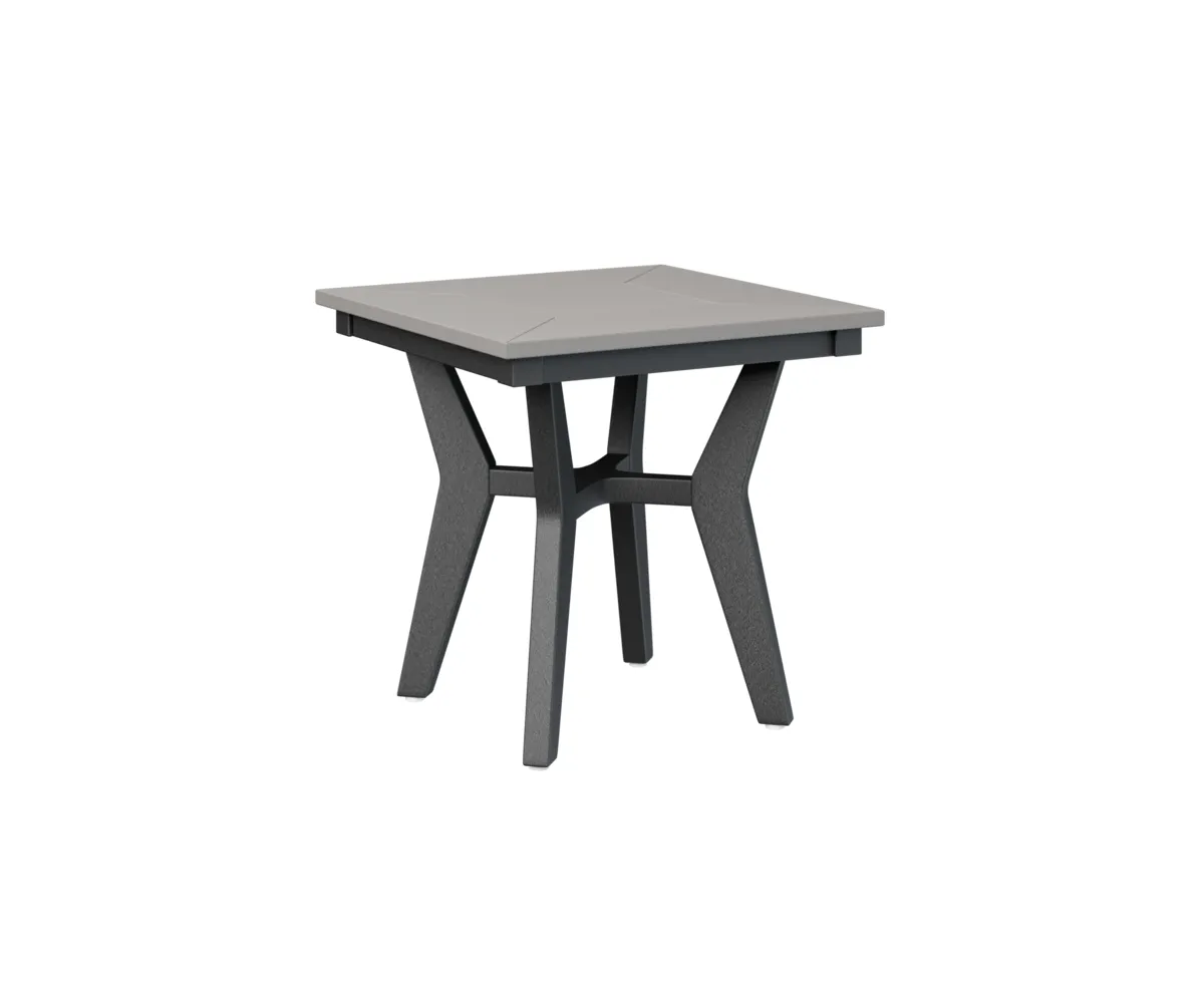 Mayhew Square End Table by Berlin Gardens - Light Gray, Black Mayhew Square End Table by Berlin Gardens - 191-MHSET2020