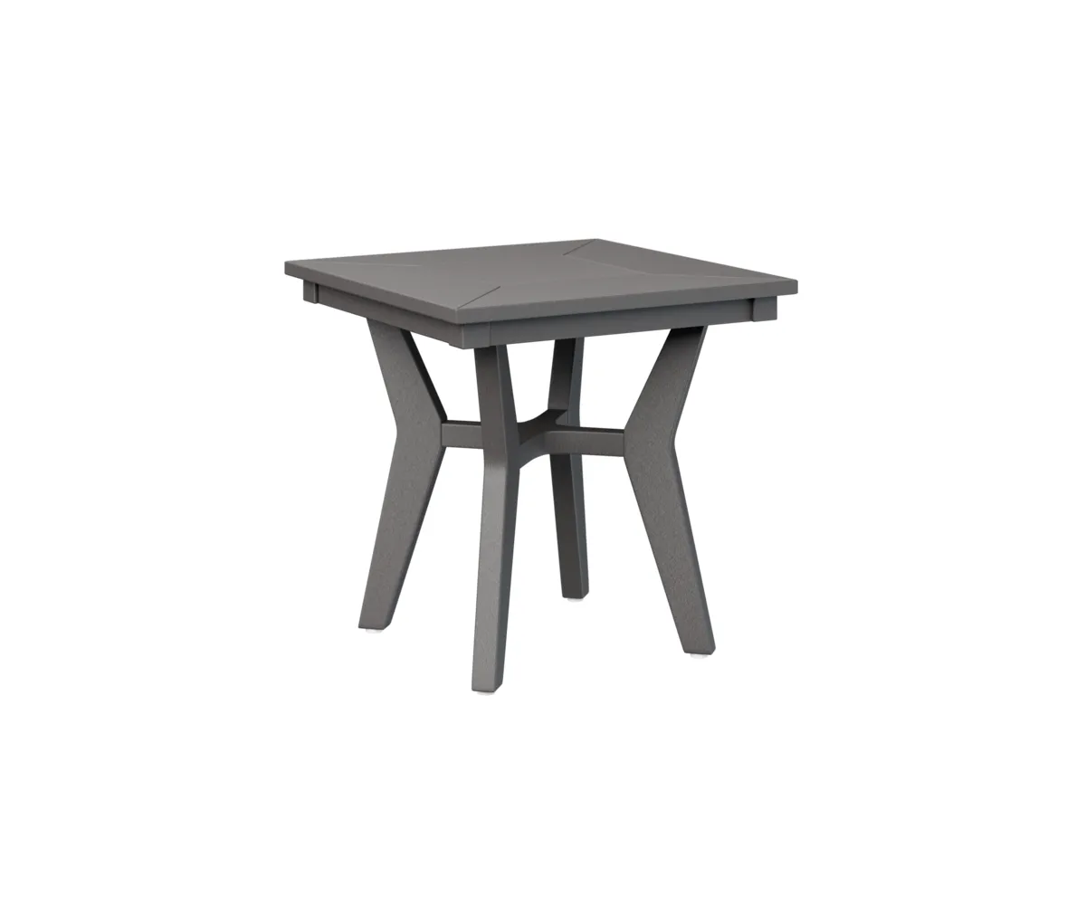 Mayhew Square End Table by Berlin Gardens - Smoke Gray, Smoke Gray Mayhew Square End Table by Berlin Gardens - 191-MHSET2020