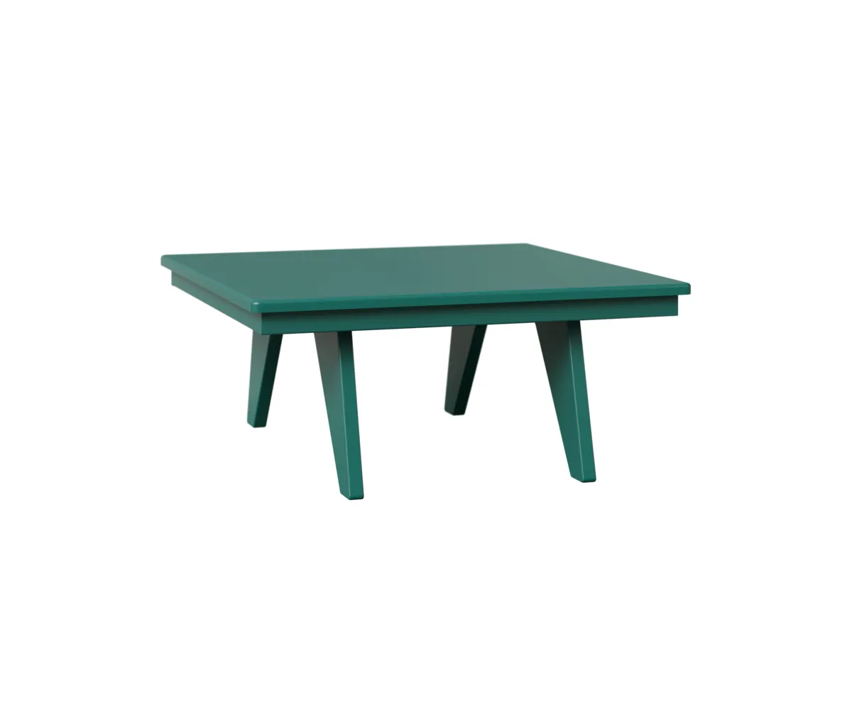 Square Accessory Table by Berlin Gardens - MGP Teal, MGP Teal Square Accessory Table by Berlin Gardens - 191-MSAT3030