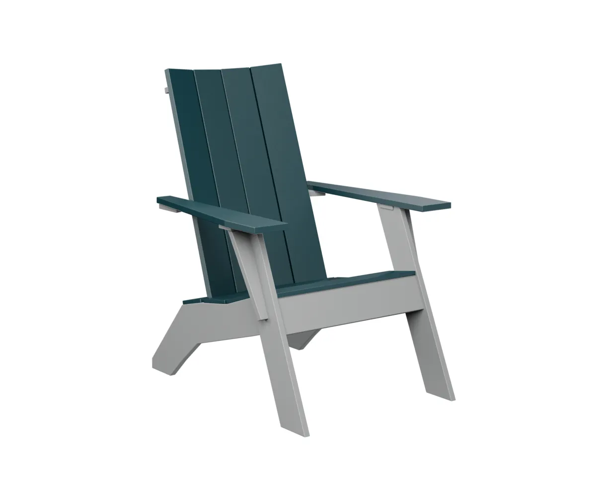 Nordic Adirondack Chair by Berlin Gardens - MGP Berry, MGP Fog Nordic Adirondack Chair by Berlin Gardens - 191-NAC2939