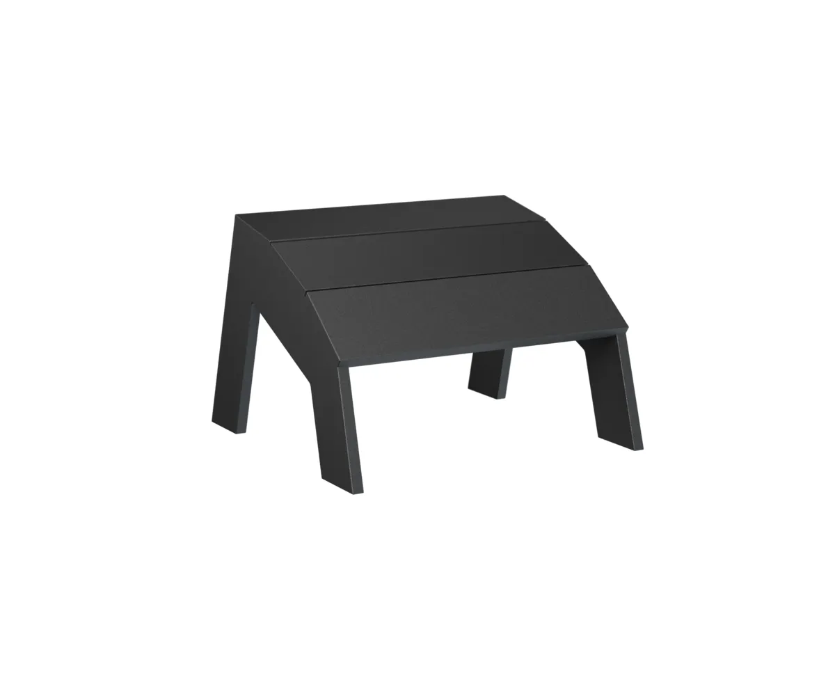 Nordic Footstool by Berlin Gardens - MGP Black, MGP Black Nordic Footstool by Berlin Gardens - 191-NAF1721