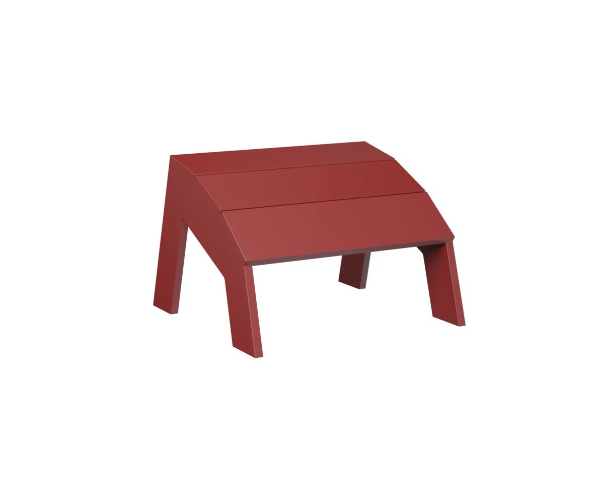 Nordic Footstool by Berlin Gardens - MGP Red, MGP Red Nordic Footstool by Berlin Gardens - 191-NAF1721