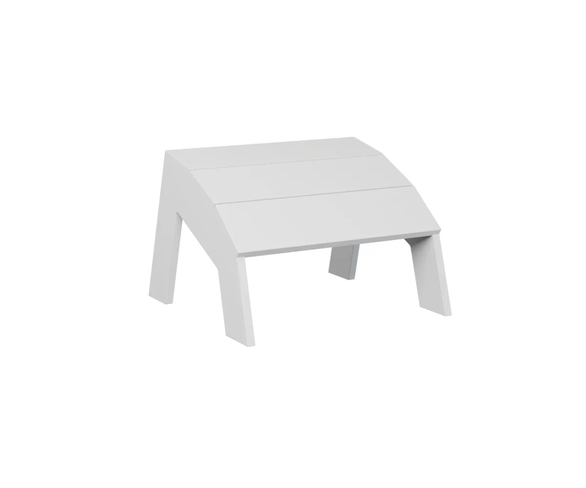 Nordic Footstool by Berlin Gardens - MGP White, MGP White Nordic Footstool by Berlin Gardens - 191-NAF1721