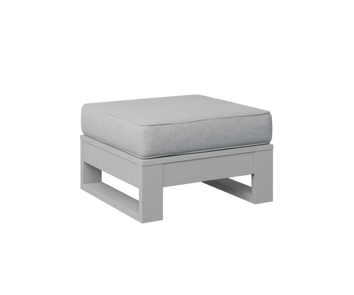 Nordic Ottoman by Berlin Gardens - MGP Fog, Canvas Granite Nordic Ottoman by Berlin Gardens - 191-NO249