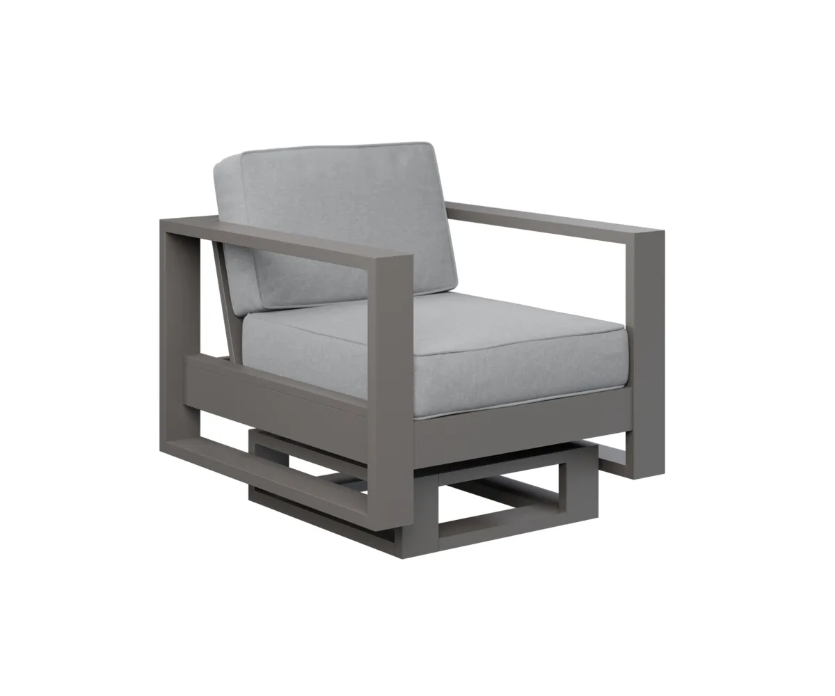 Nordic Rocker by Berlin Gardens - MGP Graphite, Canvas Granite Nordic Rocker by Berlin Gardens - 191-NR2924