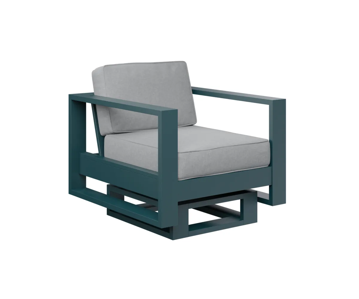 Nordic Rocker by Berlin Gardens - MGP Berry, Canvas Granite Nordic Rocker by Berlin Gardens - 191-NR2924