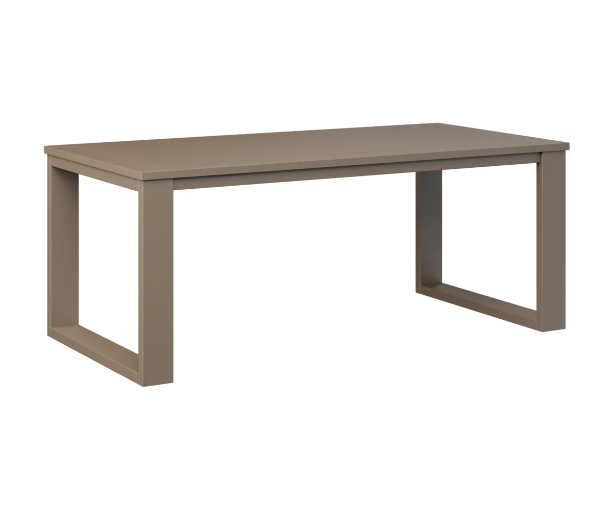 Nordic Rectangular Coffee Table by Berlin Gardens - MGP Clay Nordic Rectangular Coffee Table by Berlin Gardens - 191-NRCT4719