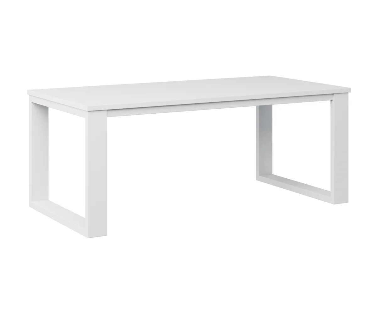 Nordic Rectangular Coffee Table by Berlin Gardens - MGP White Nordic Rectangular Coffee Table by Berlin Gardens - 191-NRCT4719