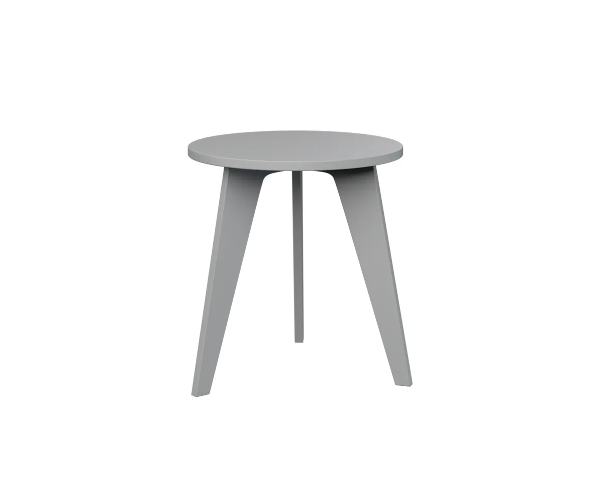 Nordic Round End Table by Berlin Gardens - MGP Fog, MGP Fog Nordic Round End Table by Berlin Gardens - 191-NRET1819