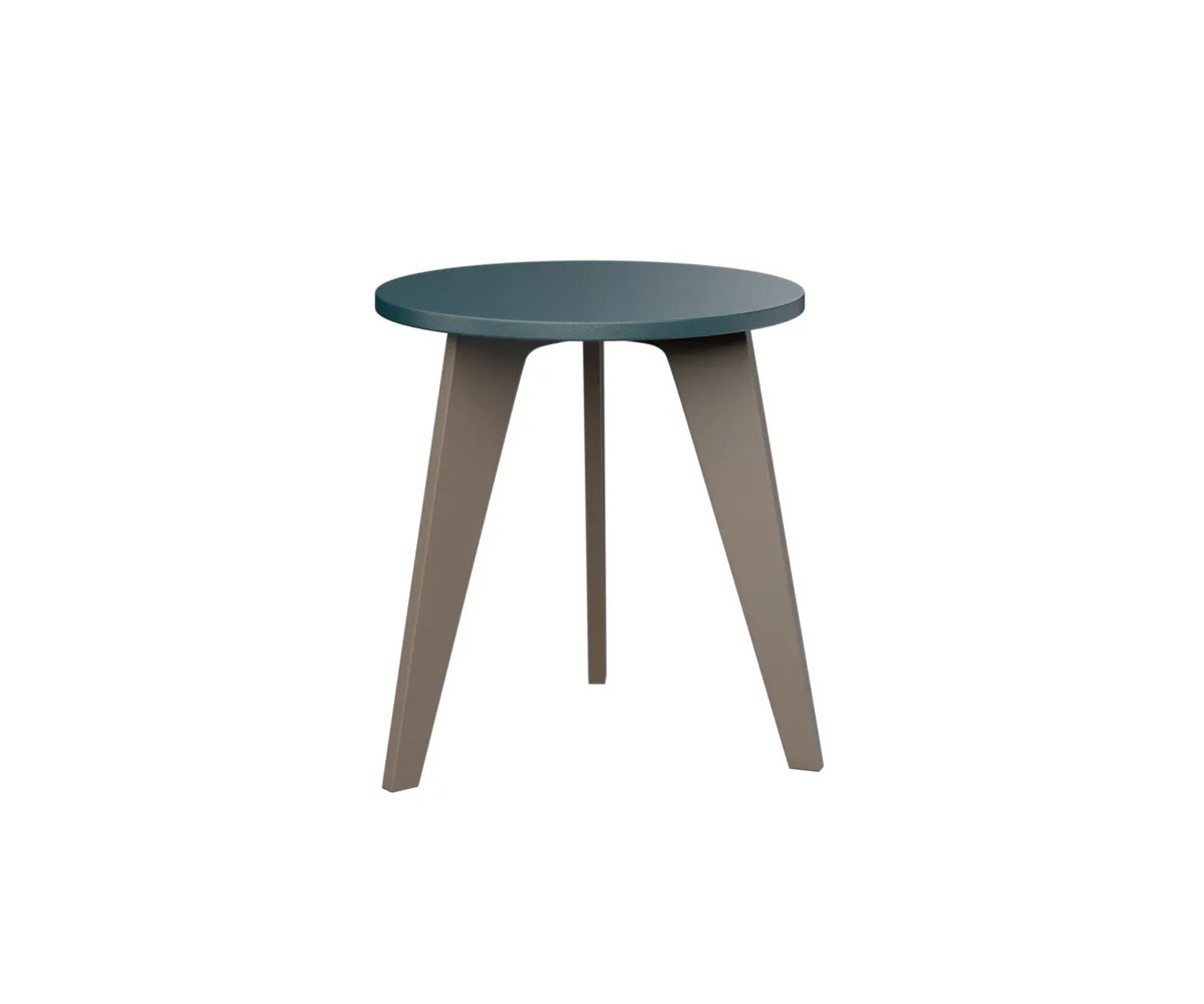 Nordic Round End Table by Berlin Gardens - MGP Berry, MGP Clay Nordic Round End Table by Berlin Gardens - 191-NRET1819