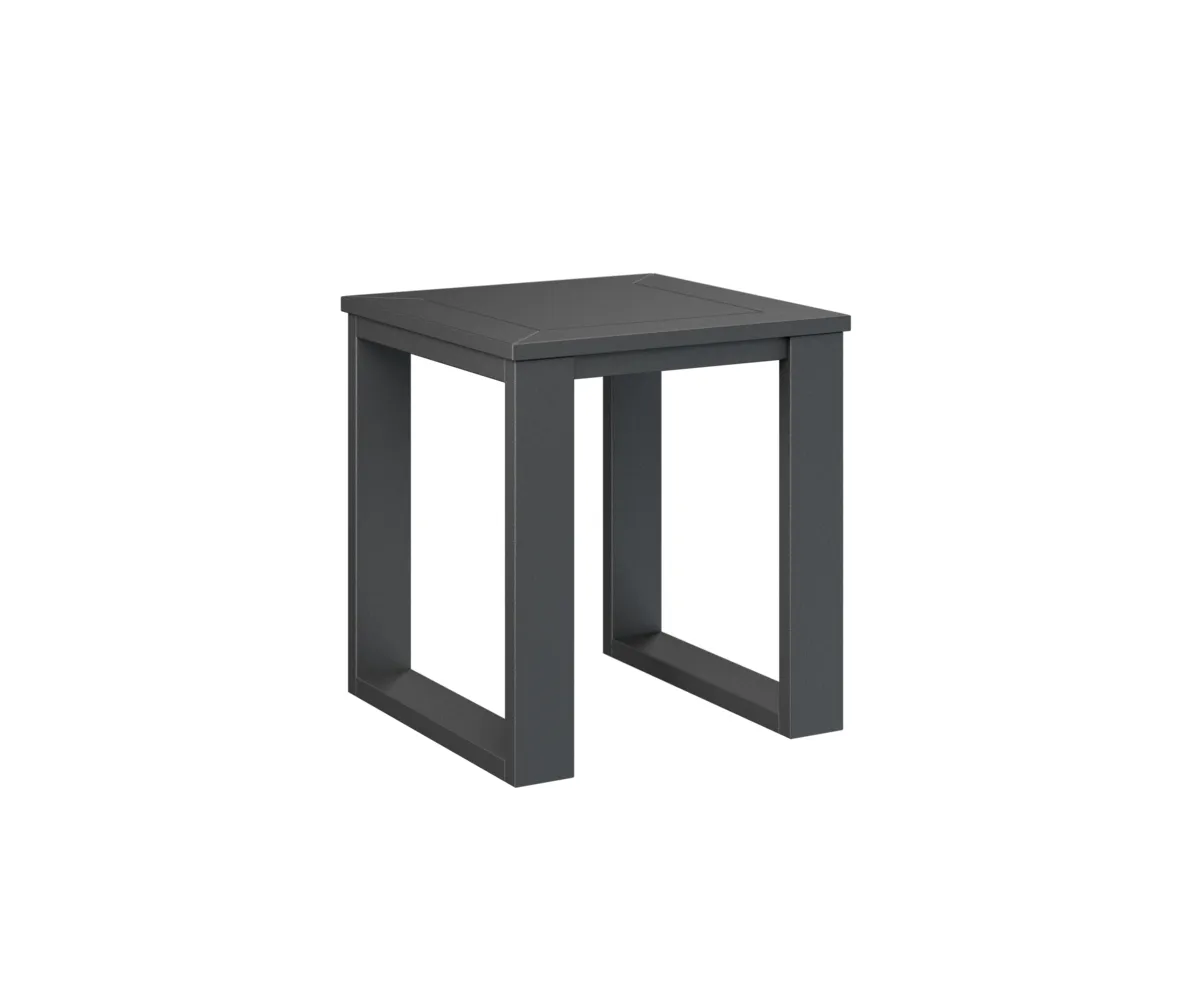 Nordic Square End Table by Berlin Gardens - MGP Black Nordic Square End Table by Berlin Gardens - 191-NSET1819
