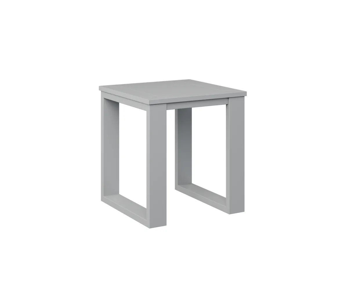 Nordic Square End Table by Berlin Gardens - MGP Fog Nordic Square End Table by Berlin Gardens - 191-NSET1819