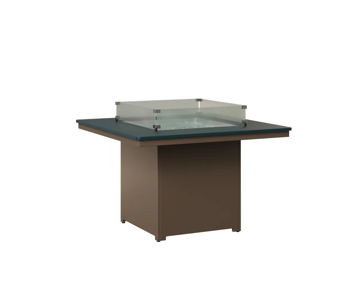 Numa Square Dining Fire Pit by Berlin Gardens - MGP Berry, MGP Clay Numa Square Dining Fire Pit by Berlin Gardens - 191-NSFT3147D