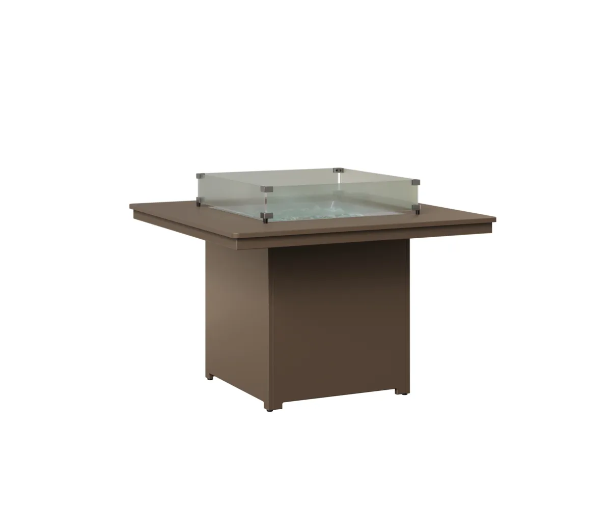 Numa Square Dining Fire Pit by Berlin Gardens - MGP Clay, MGP Clay Numa Square Dining Fire Pit by Berlin Gardens - 191-NSFT3147D