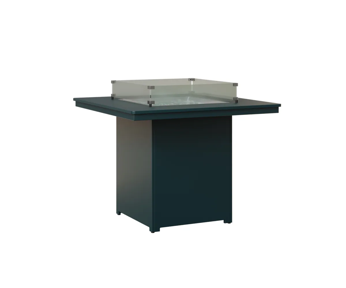 Numa Square Counter Fire Pit by Berlin Gardens - MGP Berry, MGP Berry Numa Square Counter Fire Pit by Berlin Gardens - 191-NSFT3647C