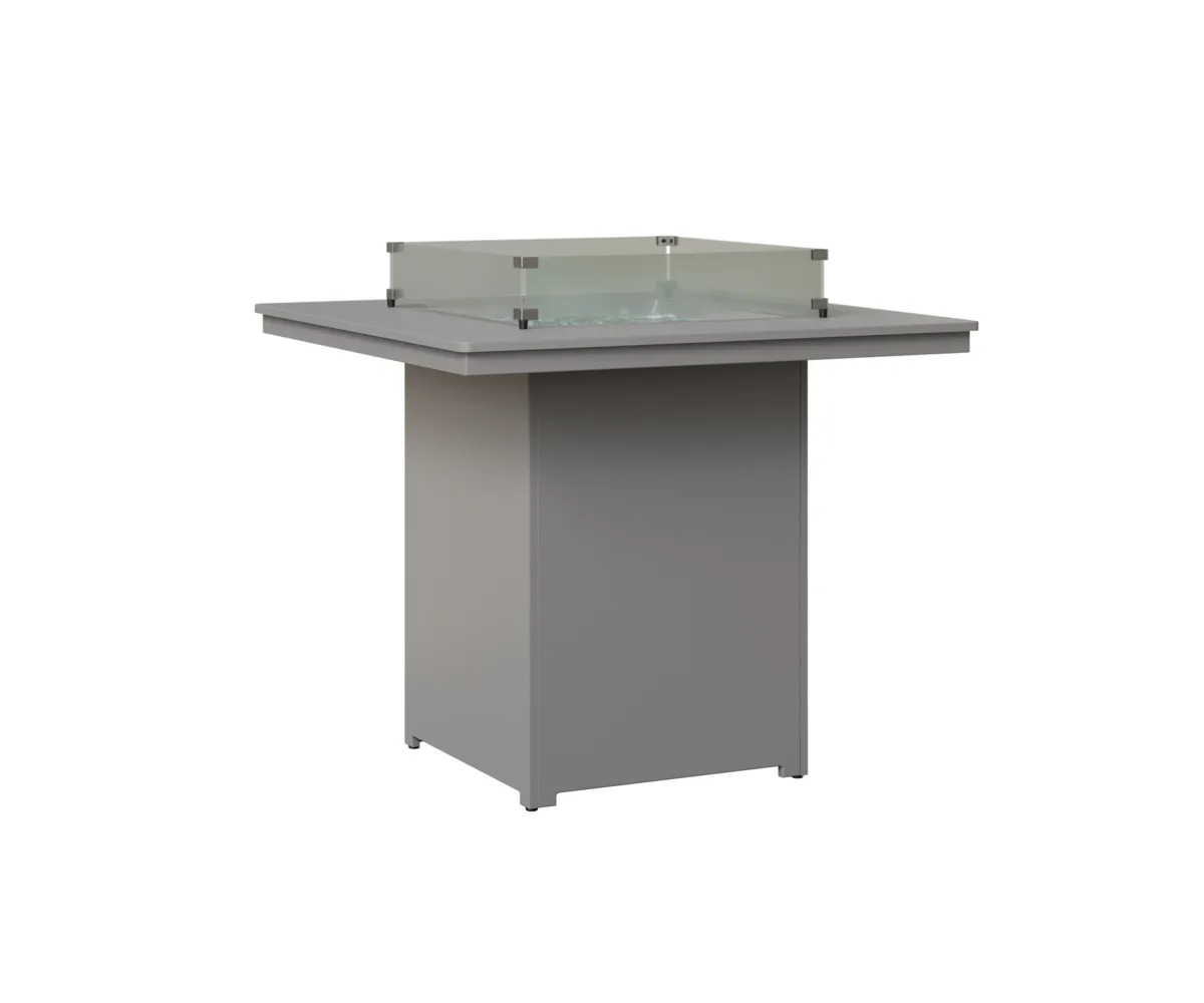 Numa Square Bar Fire Pit by Berlin Gardens - MGP Fog, MGP Fog Numa Square Bar Fire Pit by Berlin Gardens - 191-NSFT3947B