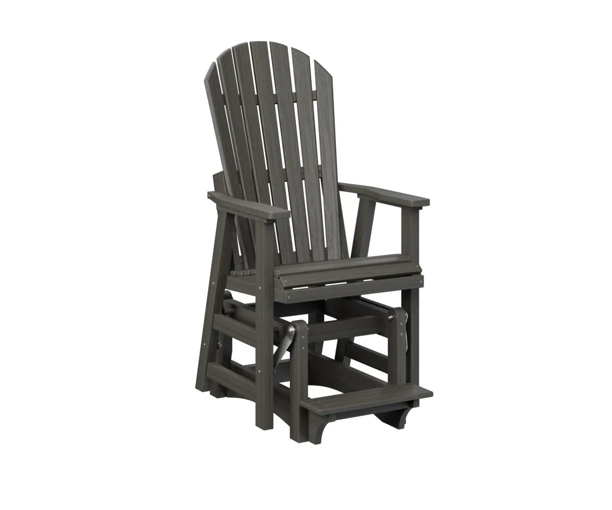 Comfo Back Single Counter Glider by Berlin Gardens - Coastal Gray, Coastal Gray Comfo Back Single Counter Glider by Berlin Gardens - 191-PCCG2400