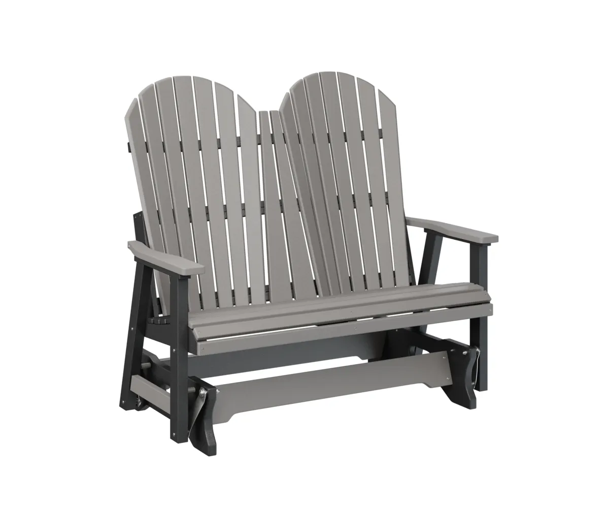 Comfo Back Double Glider by Berlin Gardens - Light Gray, Black Comfo Back Double Glider by Berlin Gardens - 191-PCTG4800