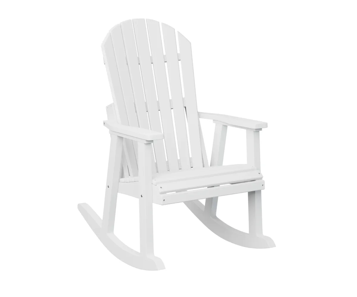 Comfo Back Rocker by Berlin Gardens - White, White Comfo Back Rocker by Berlin Gardens - 191-PCTR2400