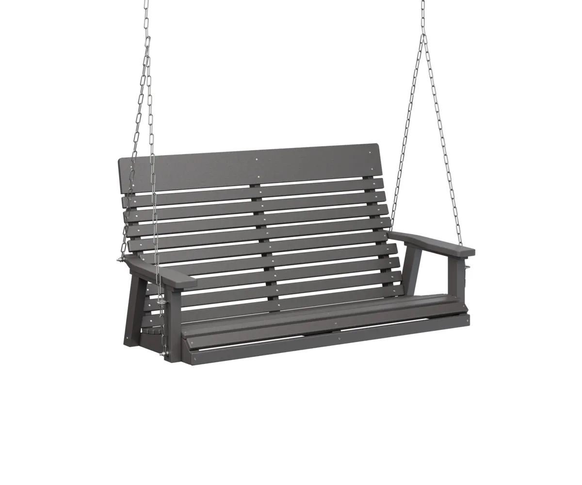 Casual Back Double Swing by Berlin Gardens - Smoke Gray, Smoke Gray Casual Back Double Swing by Berlin Gardens - 191-PLTS4800SS