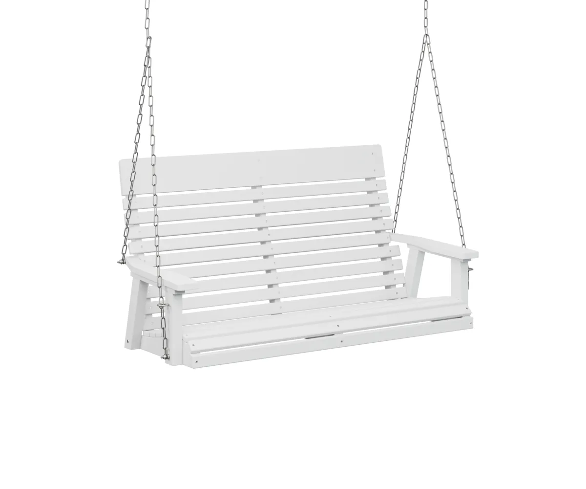 Casual Back Double Swing by Berlin Gardens - White, White Casual Back Double Swing by Berlin Gardens - 191-PLTS4800SS