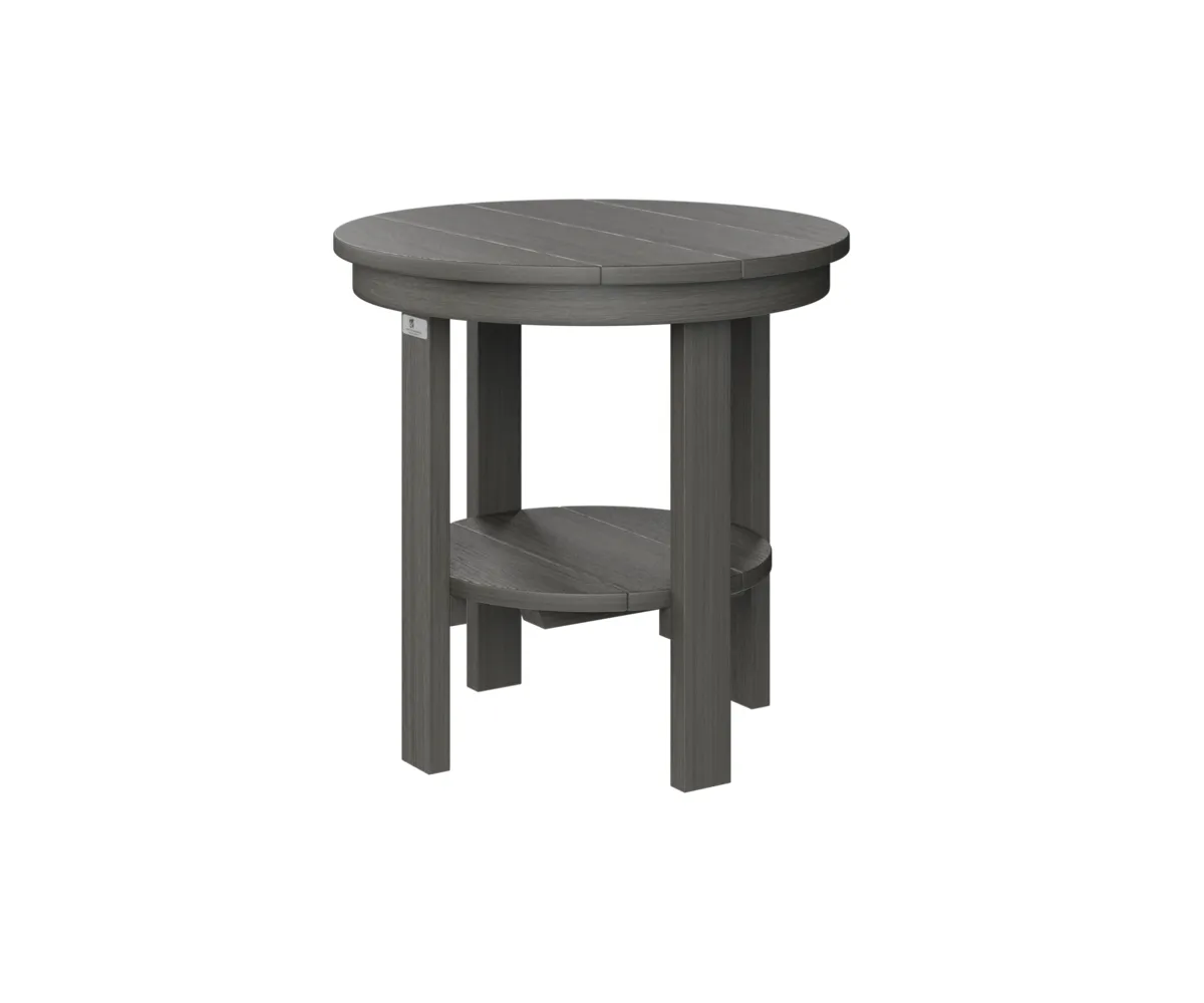 Round End Table Dining Height by Berlin Gardens - Coastal Gray, Coastal Gray Round End Table Dining Height by Berlin Gardens - 191-PRET2122